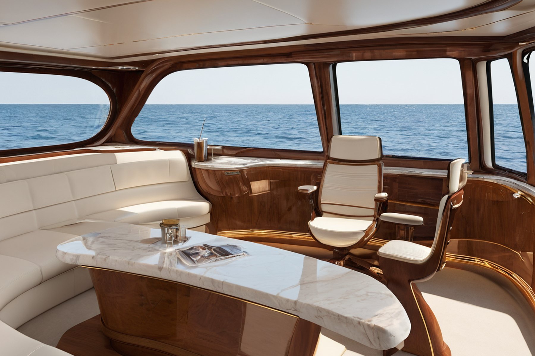 contact yacht interior design studio factory contact desk by Modenese Gastone