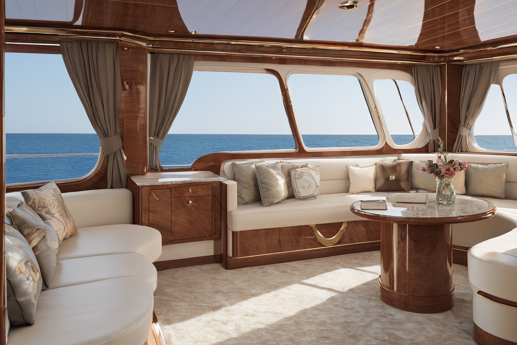 luxury yacht interior design FAQ custom dimension drawing by Modenese Gastone