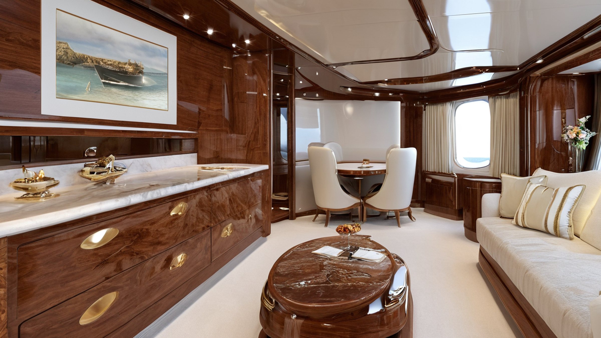 luxury yacht interior design services service hero room by Modenese Gastone