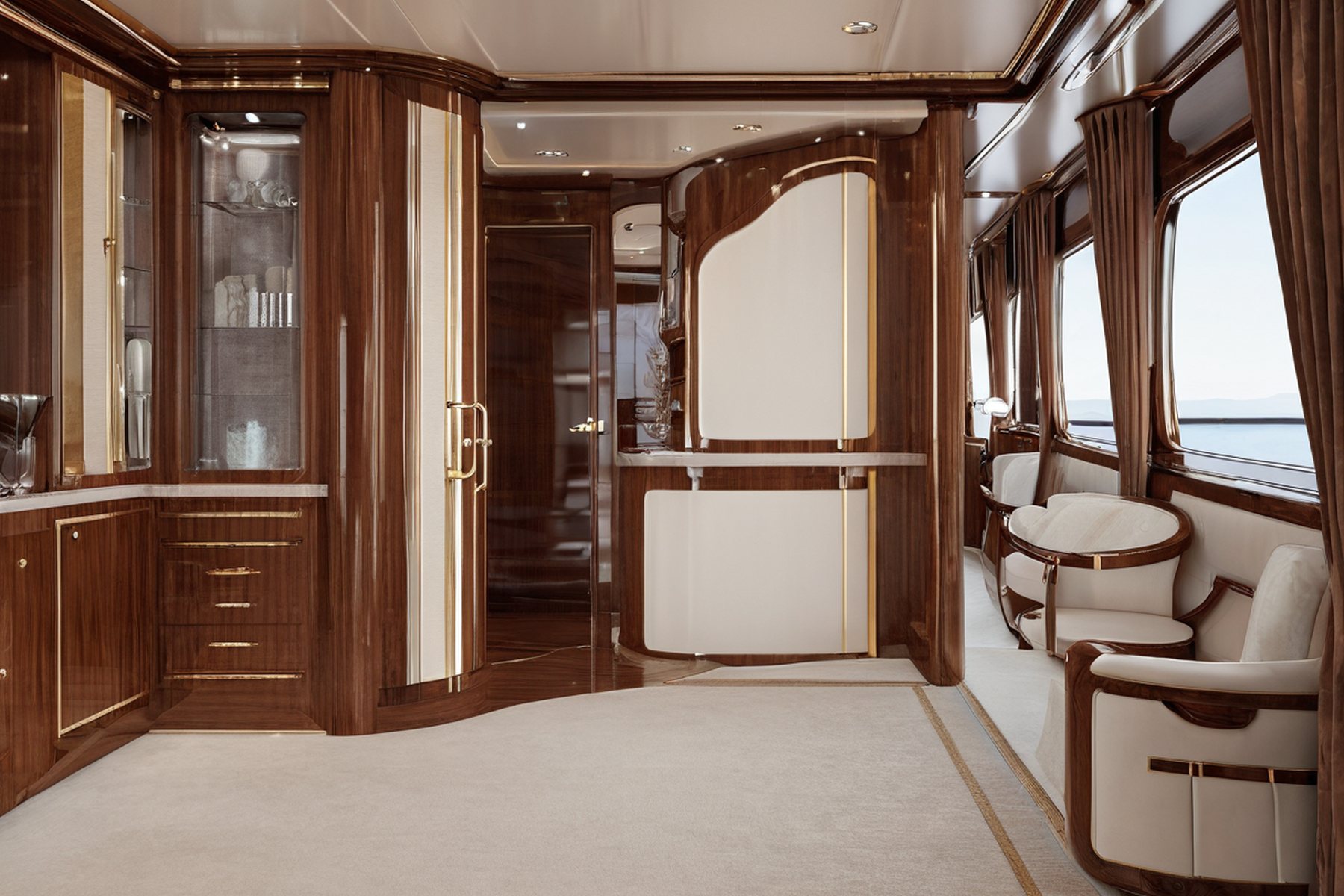 Modenese Gastone yacht interiors since 1818 historic craft detail by Modenese Gastone