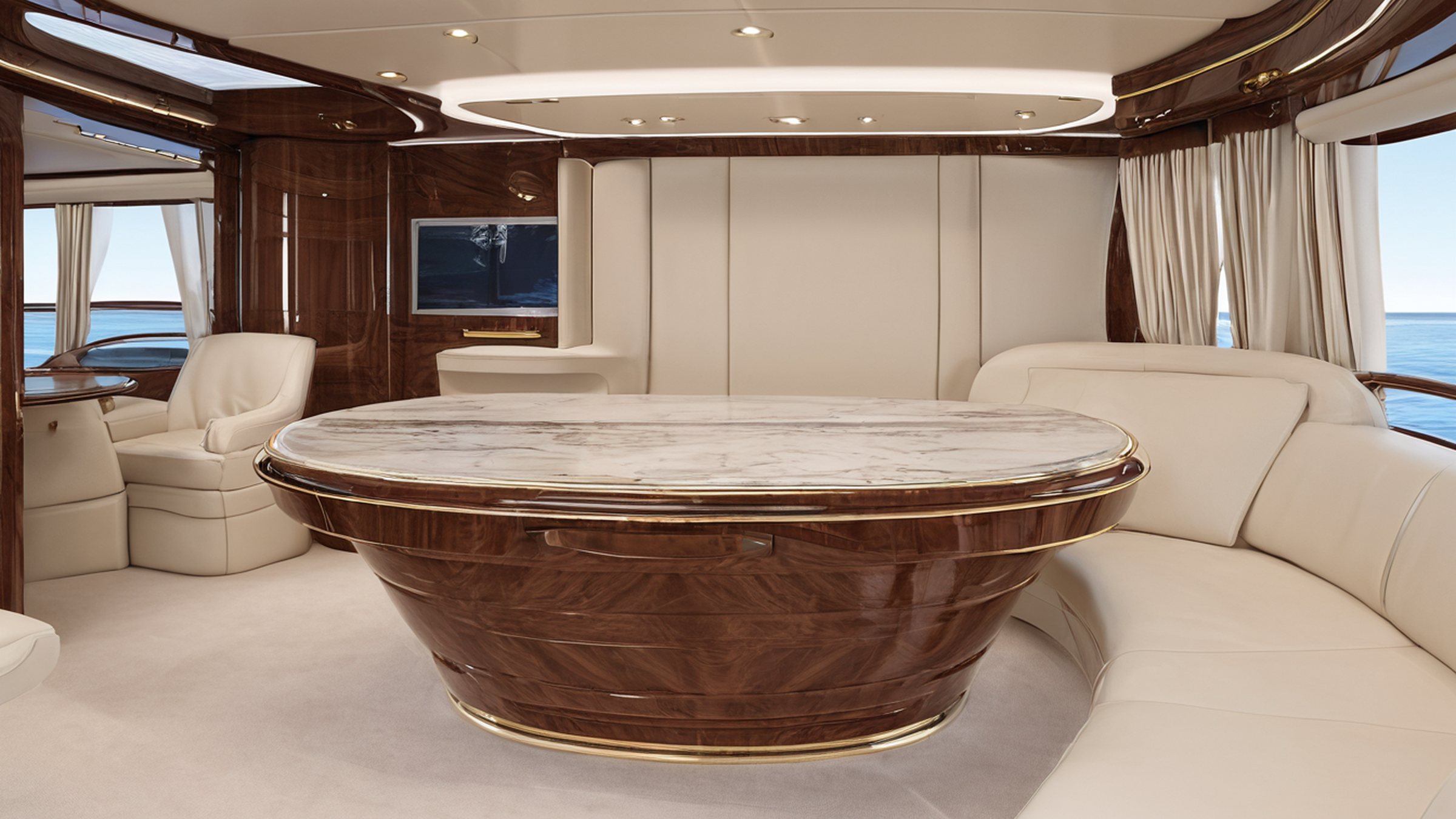 yacht interior materials materials hero table by Modenese Gastone